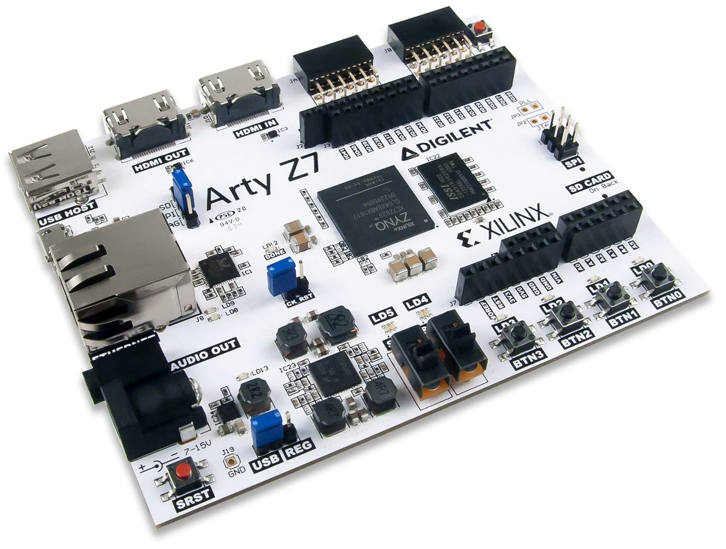 Digilent Arty Z7: AP SoC Zynq-7000 Junta de Desarrollo para Creadores y Aficionados (Art Z7-10) Tarjeta