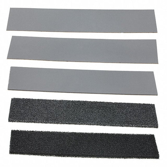 Laird Technologies EMI 304999997-NA Q-Zorb HF, Q-Zorb HP, RFLS, RFRET Kit de muestra de absorción de interferencia electromagnética (EMI) 10 piezas (10 valores - 1 cada una)