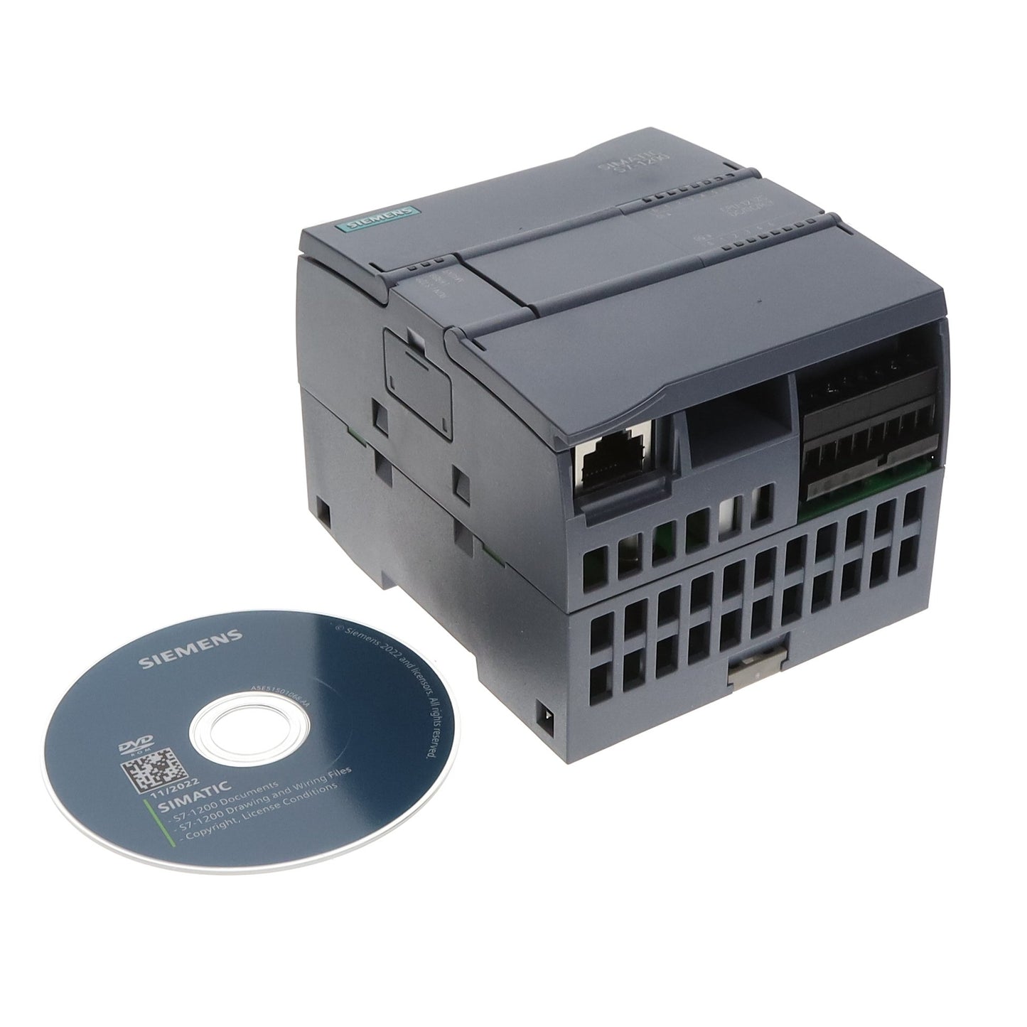 Siemens 6ES72121HE400XB0 SIMATIC CPU 1212C, DC/DC/RELAY, 8DI/6DO/ 8 - Digital