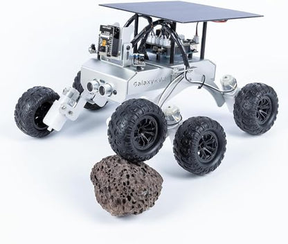 SunFounder Kit GalaxyRVR Mars Rover, kit de auto robot de video inteligente compatible con Arduino Uno R3 con ESP32 CAM para imágenes FPV en tiempo real, placa R3 y baterías recargables incluidas