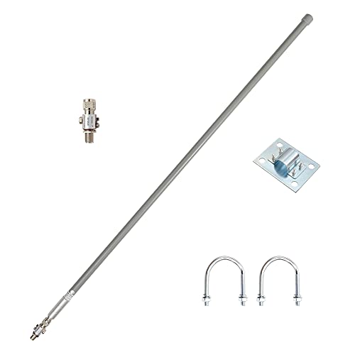 LoRa Antena 915MHz Kit 8dBi Ganancia al aire libre Omni-Direction HNT Miner Antena 3.6 ft Helium Hotspot Antena