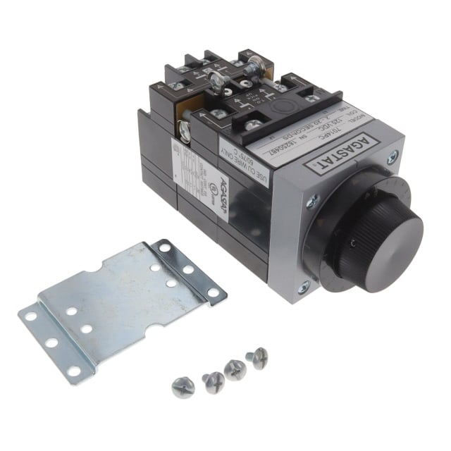 TE Connectivity Aerospace, Defense and Marine 7014PC 7000, AGASTAT Montaje en panel Relé mecánico 2 ~ 20 seg 10A a 240VCA