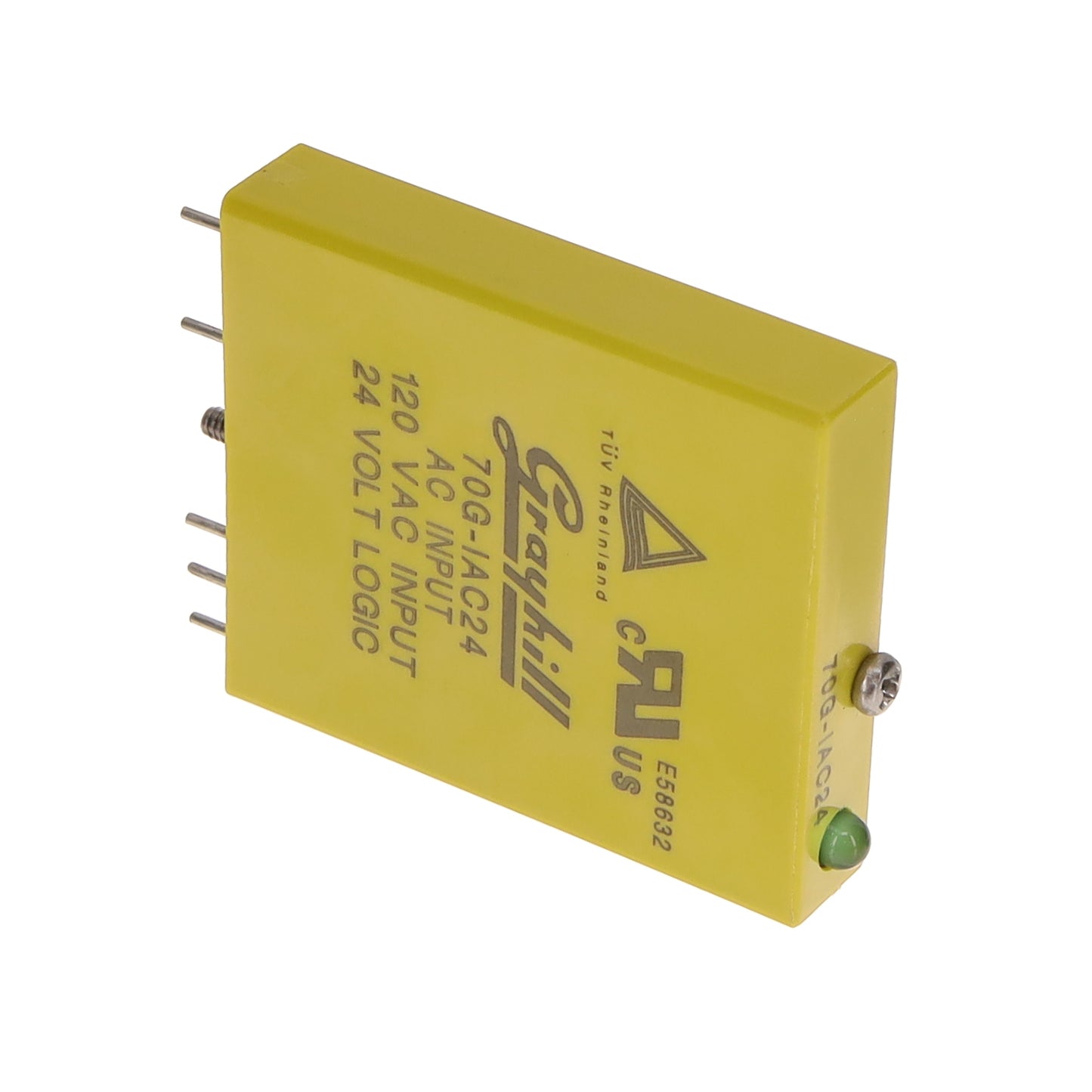 Grayhill Inc. 70G-IAC24 70 Módulo de entrada de CA Amarillo