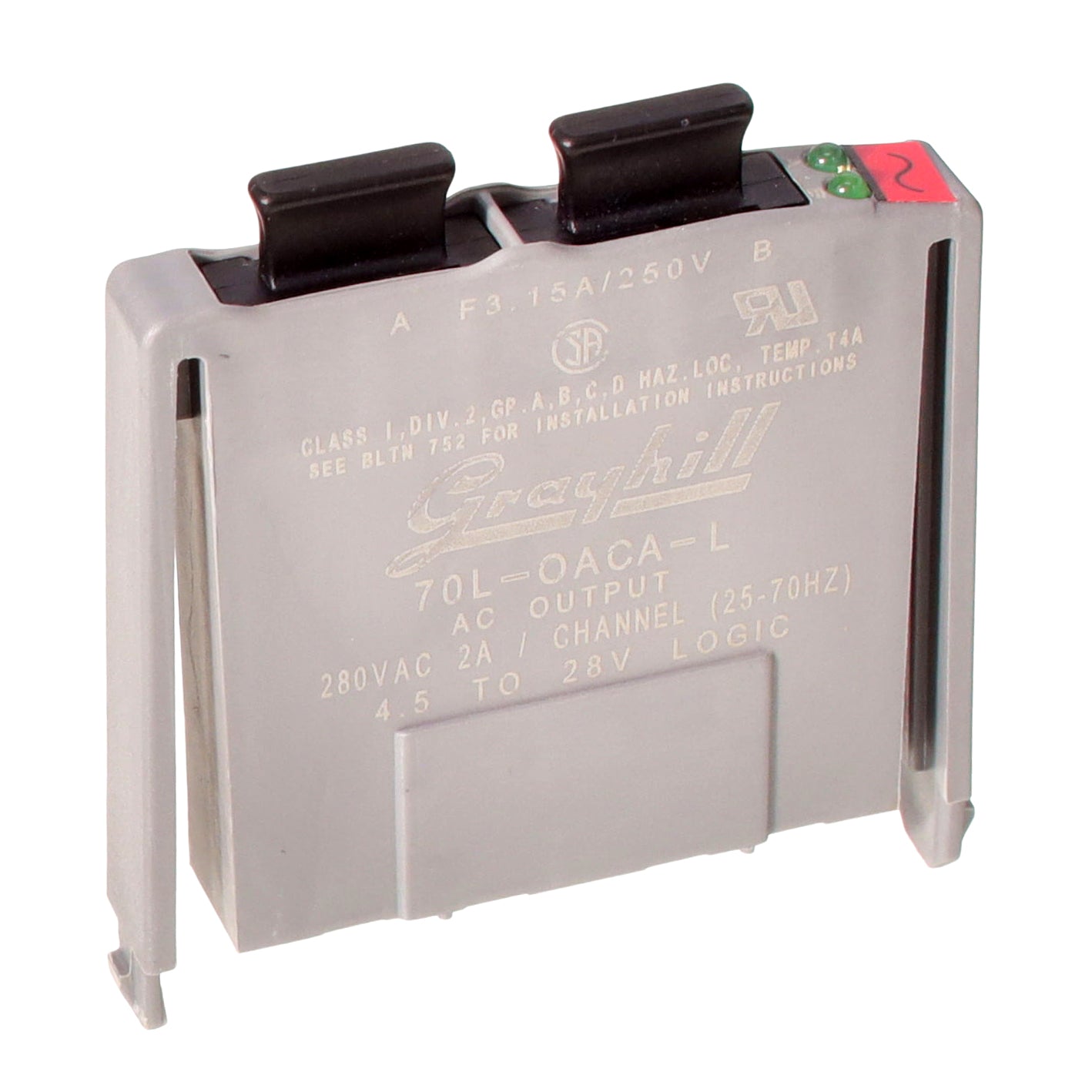 Grayhill Inc. 70L-OACA-L 70 Módulo de salida de CA Gris