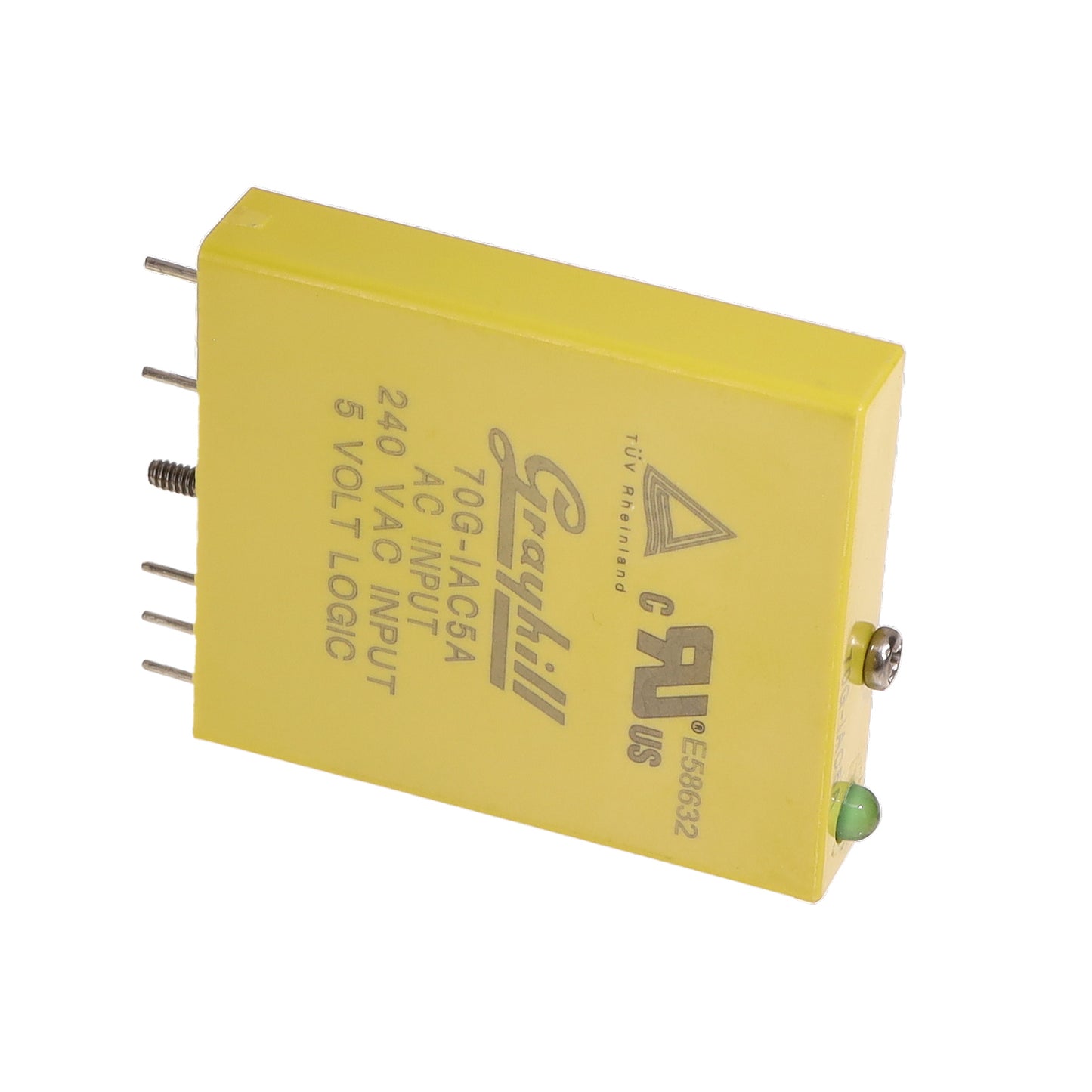 Grayhill Inc. 70G-IAC5A 70 Módulo de entrada de CA Amarillo