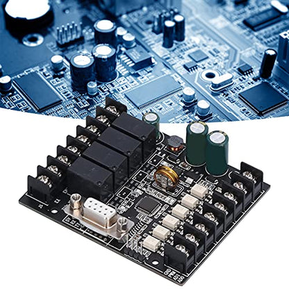 Tablero de control industrial del PLC de DC 24V 5A, controlador del PLC 4P WS2N-10M Placa de control industrial Módulo de salida analógica de la retransmisión del controlador programable