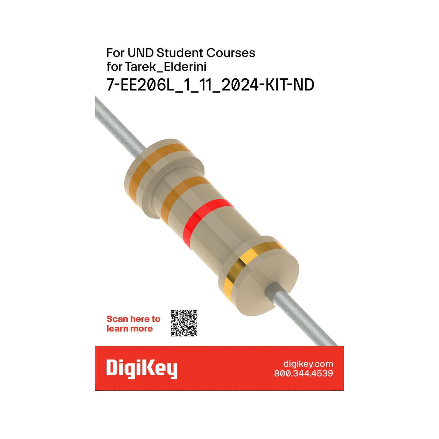 DigiKey Kit (VA) EE206L_1_11_2024 - FOR UND STUDENT COURSES FOR TARE