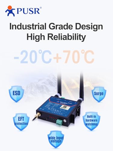 Router industrial 4G LTE de banda global con 1* WAN/LAN, 1* LAN GPS función mejorada OPENVPN RS485 puerto serie soporte WiFi y acceso remoto, configuración de lote, alarma empujando USR-G806s-G