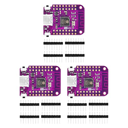 3 unids ESP32 S2 Mini WiFi basado en placa ESP32-S2FN4R2 ESP32-S2 4MB flash tipo C conectar compatible con MicroPython