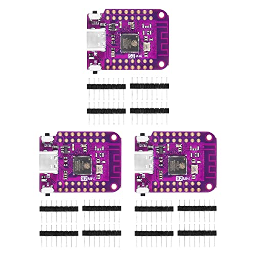3 unids ESP32 S2 Mini WiFi basado en placa ESP32-S2FN4R2 ESP32-S2 4MB flash tipo C conectar compatible con MicroPython
