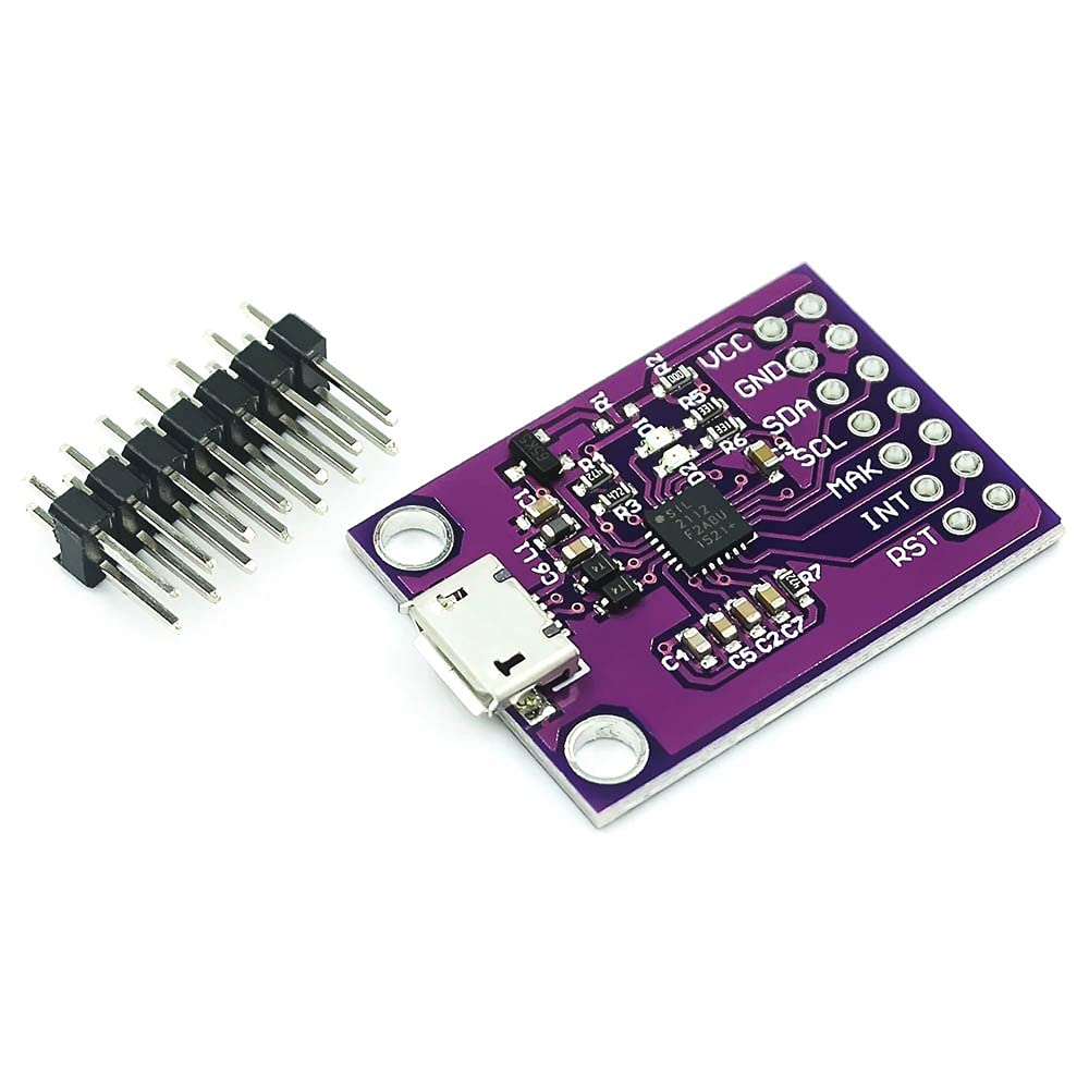 Rakstore MCU-2112 CP2112 Placa de depuración USB a I2C Módulo de comunicación Placa de evaluación