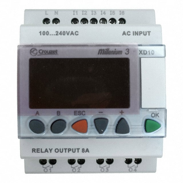 Crouzet 88970143 Millenium 3, XD10 CONTROL LOG 6 IN 4 OUT 100-240V 6 - Digital