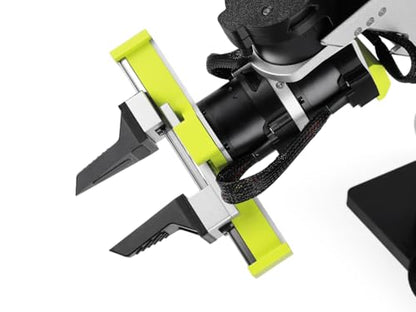 reBot B601-DM Kit de brazo robótico ensamblado con agarre, brazo robot de código abierto 6+1 DoF, Python SDK y ROS1/ROS2 compatible con robótica AI, educación STEM, investigación y desarrollo