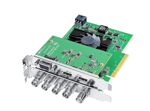 Blackmagic Design DeckLink 8K Pro G2 Tarjeta de captura y reproducción PCIe, hasta 8Kp60, 4 canales 12G-SDI, HDMI 2.1 (BDLKHCPRO8K12GG2)