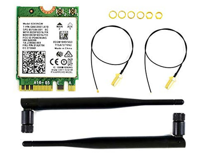 Wireless-AC8265 Dual Mode AC8265 Módulo NIC inalámbrico para Jetson Nano Developer Kit B01/A02, soporte 2.4GHz/5GHz 300Mbps/867Mbps Dual Band WiFi y Bluetooth 4.2