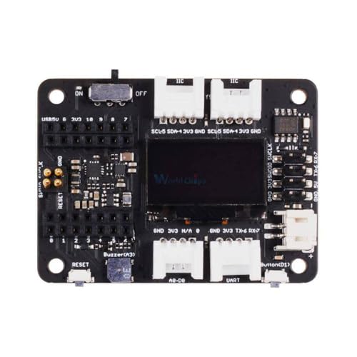 Seeeduino XIAO - Placa de expansión Plug and Play OLED, ranura para tarjeta RTC/SD, zumbador, botón de reinicio y pines SWD para Arduino