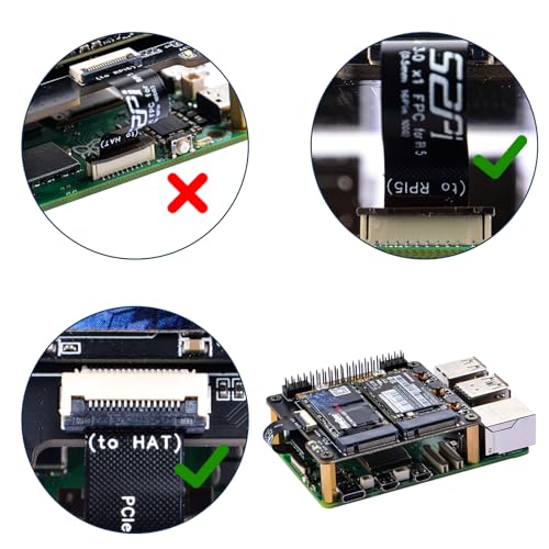 GeeekPi N20 Dual M.2 M-Key NVMe 2242 SSD HAT para Raspberry Pi 5