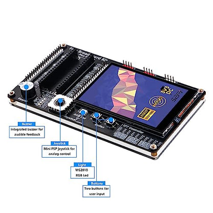 GeeekPi Módulo de expansión GPIO con pantalla de 3,5 pulgadas para Raspberry Pi Pico 1/Pico 1 W y Raspberry Pi Pico 2 Series