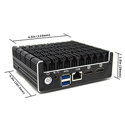 Protectli Vault FW2B - 2 puertos, microdispositivo cortafuegos/mini PC - Intel Dual Core, AES-NI, Barebone