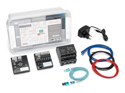 Arduino Kit de inicio PLC [AKX00051] - Incluye Opta, Wi-Fi, Bluetooth, E/S y 20 horas de contenido en línea para aprendizaje de automatización industrial, además de integración con Arduino Cloud