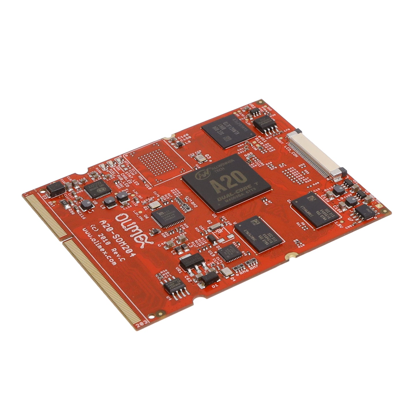 Olimex LTD A20-SOM204-1GS16ME16G-MC - MPU Core ARM® Cortex®-A7