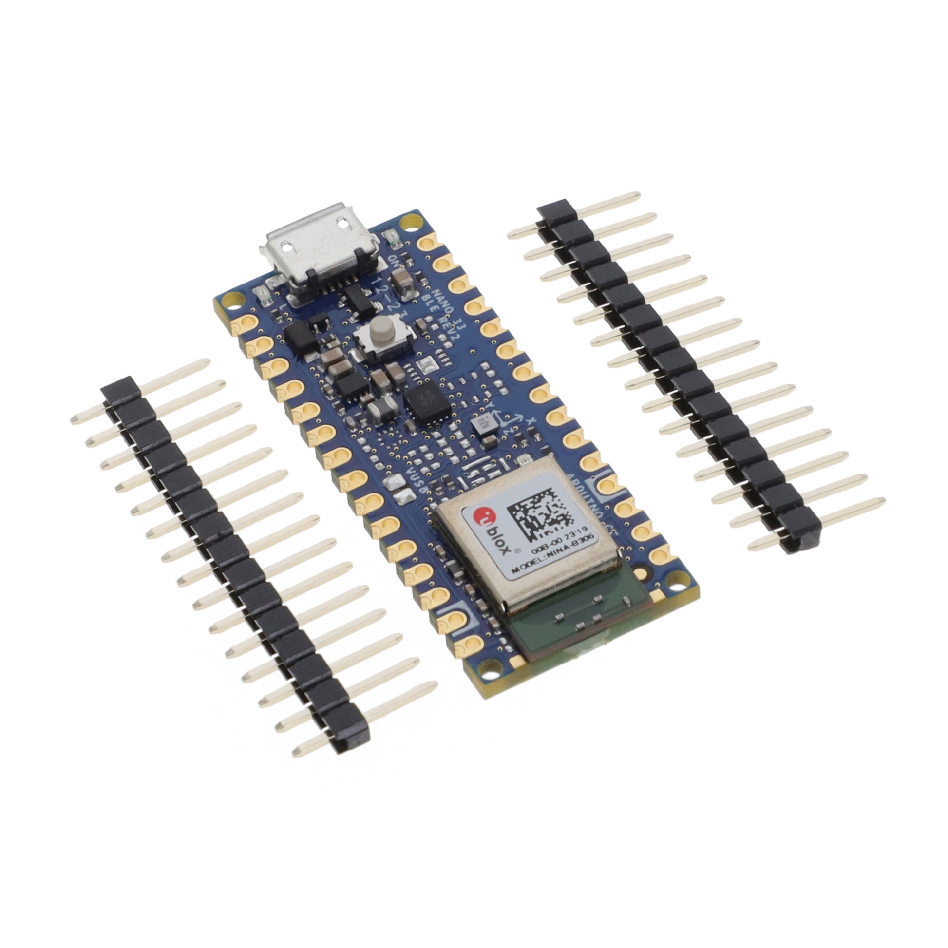 Arduino ABX00071 NINA-B3, Maker ARDUINO NANO 33 BLE REV2 MCU 32 bits ARM® Cortex®-M4