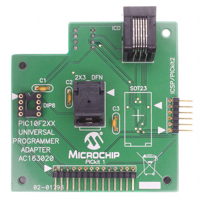 Microchip Technology AC163020-2 - Socket Module - DFN Baseline Flash Microcontroller Programmer