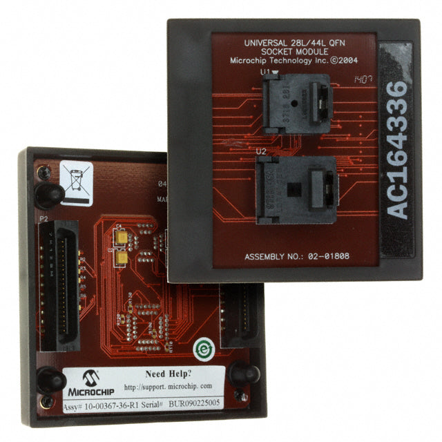 Microchip Technology AC164336 - Socket Module - QFN MPLAB® PM3