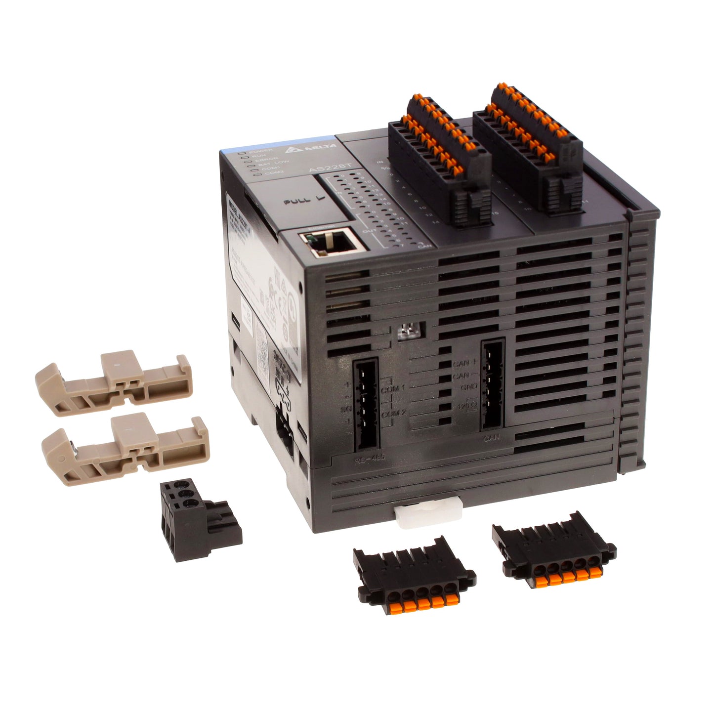 Delta Electronics/Industrial Automation AS228T-A AS200 AS200 CPU, NPN SINKING OUTPUT 16 - Digital