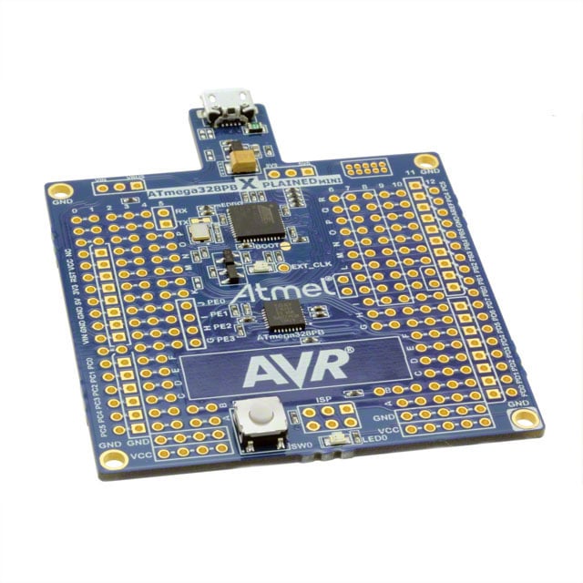 Microchip Technology ATMEGA328PB-XMINI AVR® ATmega, Functional Safety (FuSa) ATMEGA328PB XPLAINED MINI BRD MCU 8 bits AVR