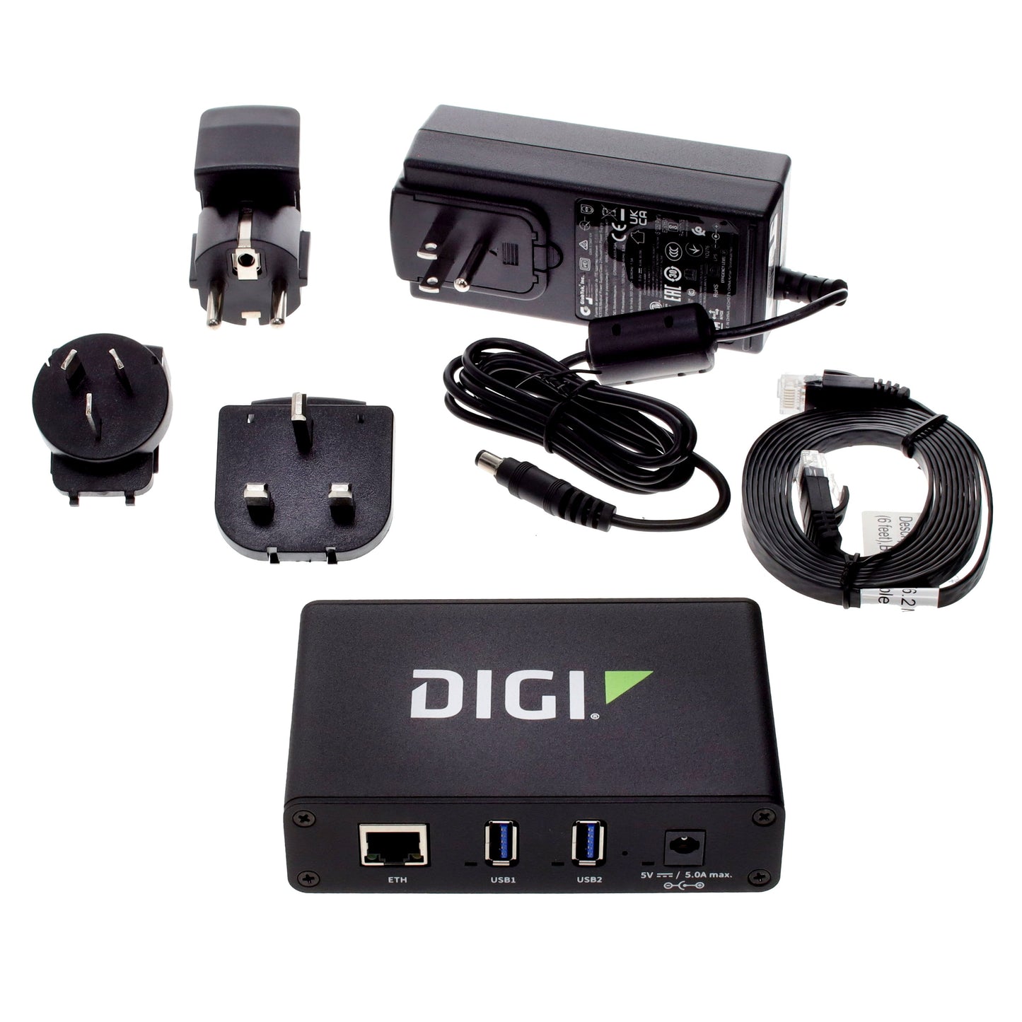 Digi AW02-G300-GLB - Ethernet to USB USB 3.1
