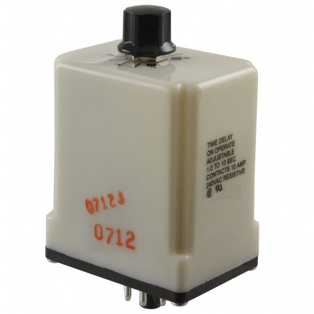 TE Connectivity Potter & Brumfield Relays CHD-38-30002 CH Para enchufe Relé mecánico 1 ~ 60 seg 10A a 277VCA