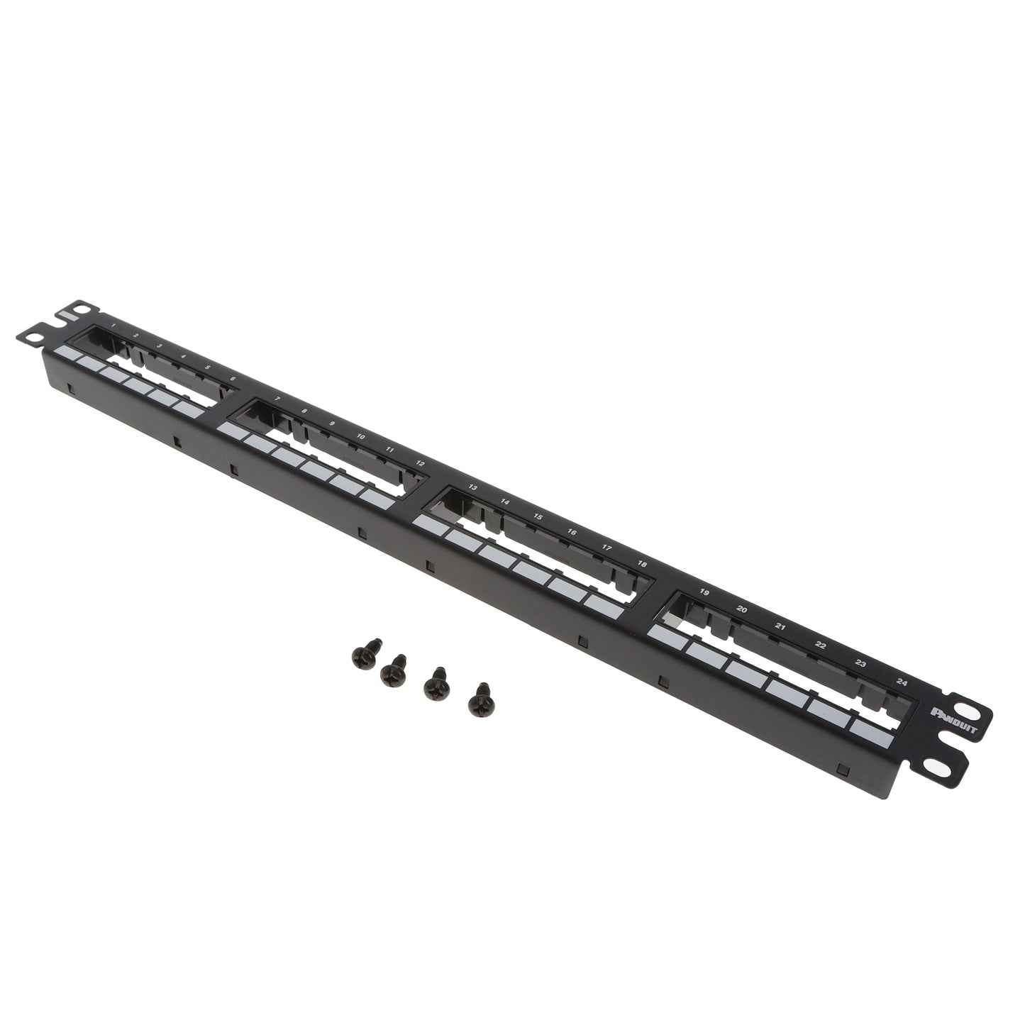 Panduit Corp CPP24FM6BL Mini-Com® Modular Panel -