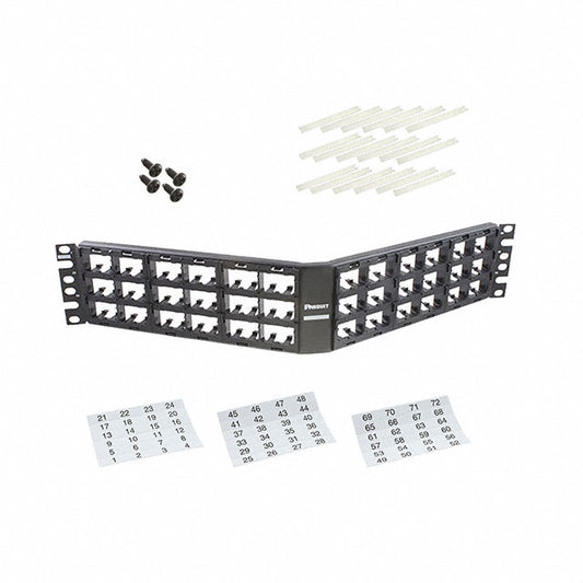 Panduit Corp CPPLA72WBLY Mini-Com® Patch Panel -