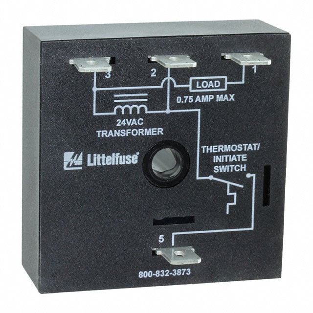 Littelfuse Inc. CT1S8 CT Montaje de chasis Relé de estado sólido Fijo, 1 seg, 8 seg -