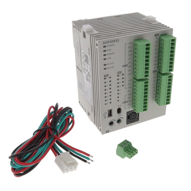 Delta Electronics/Industrial Automation DVP20SX211S DVP DVP-S CPU 8DI/6DO & 4AI/2AO, 24V 12 - Digital (8), Analog (4)
