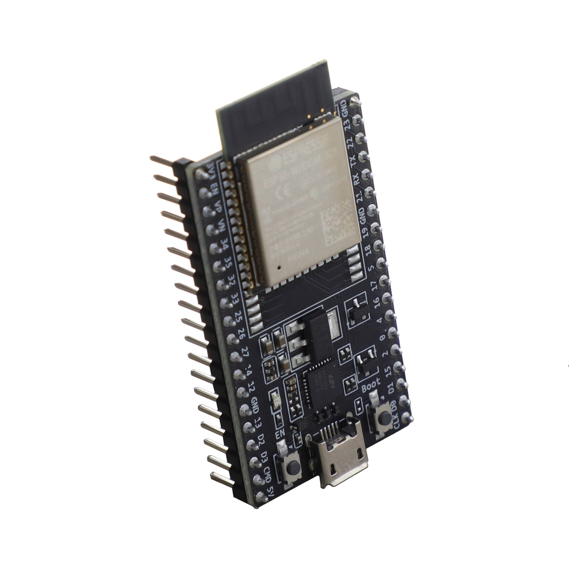 Espressif Systems ESP32-DEVKITC-32E - Transceiver; 802.11 b/g/n (Wi-Fi, WiFi, WLAN), Bluetooth® Smart Ready 4.x Dual Mode (BLE)