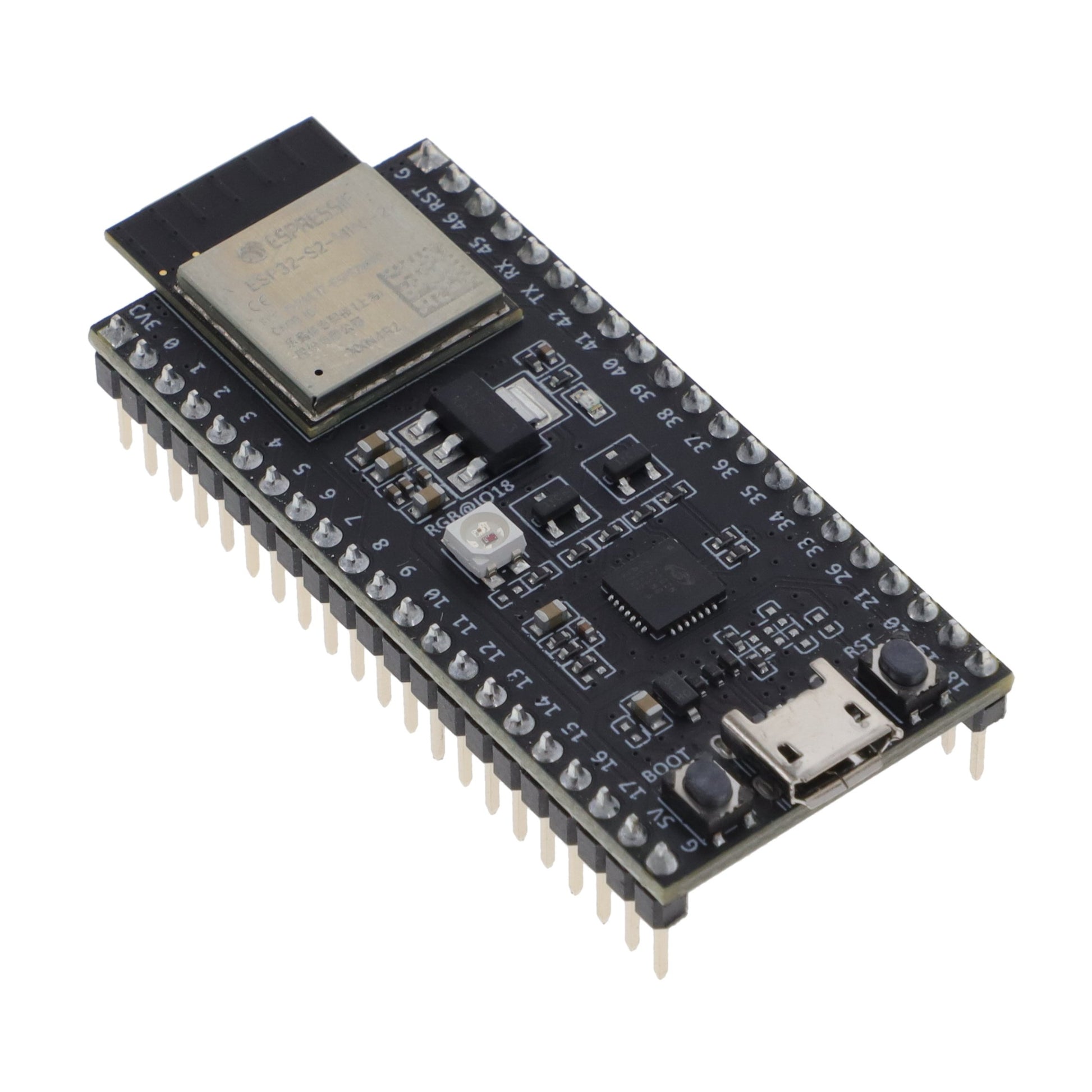 Espressif Systems ESP32-S2-DEVKITM-1-N4R2 ESP32-S Transceiver; 802.11 a/b/g/n (Wi-Fi, WiFi, WLAN)