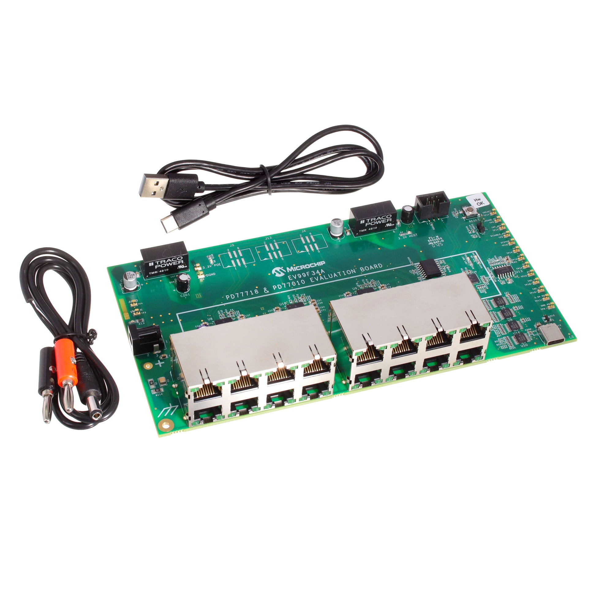 Microchip Technology EV99F34A - Power Management Power over Ethernet (PoE)