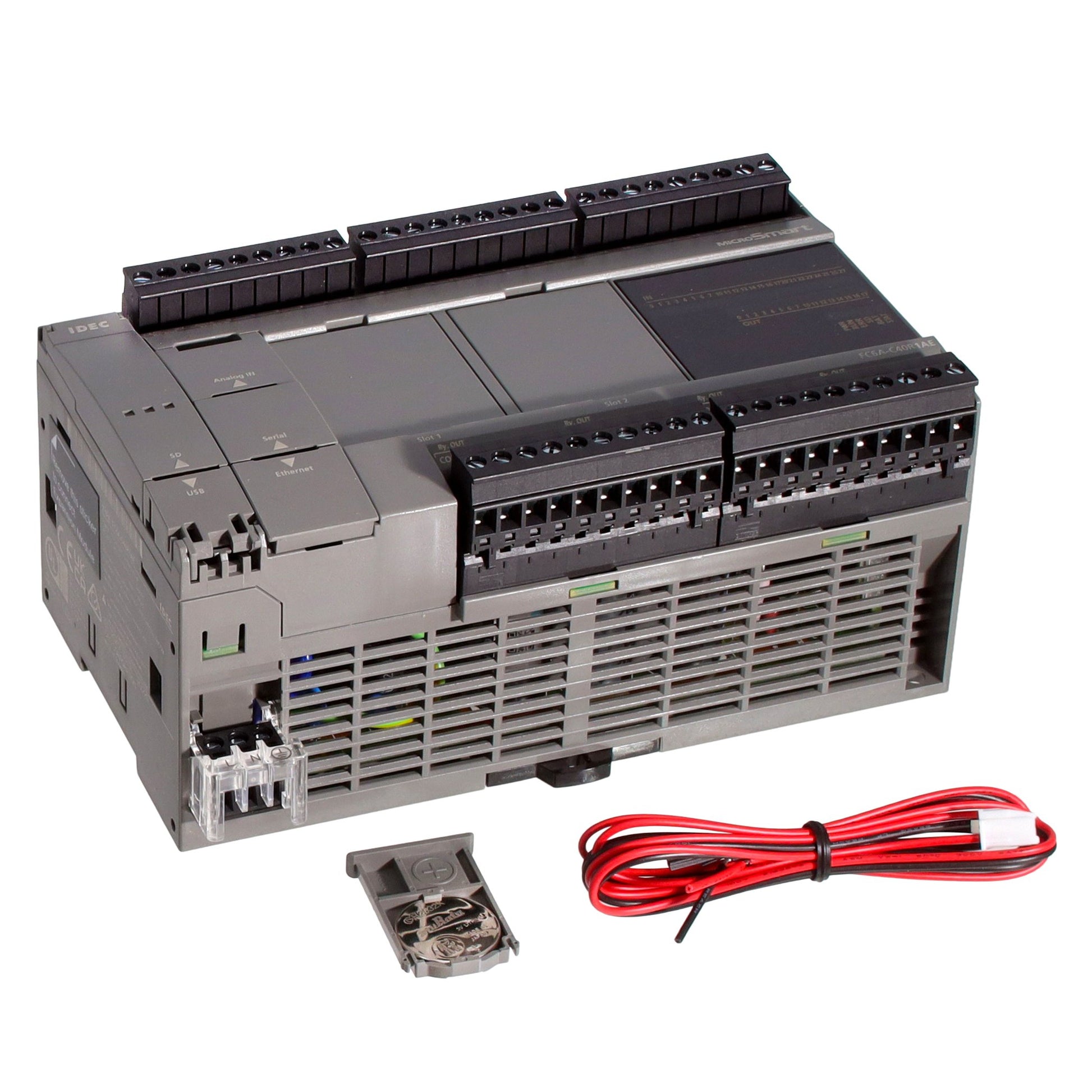 IDEC FC6A-C40R1AE FC6A 40IO CPU 100-240VAC RELAY 24 - Digital