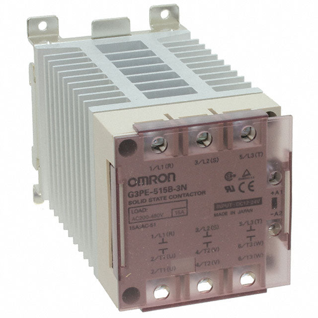 Omron Automation and Safety G3PE-515B-3N DC12-24 G3PE Montaje de chasis, Riel DIN 3PST-NO (Normalmente abierto) (3 Forma A)