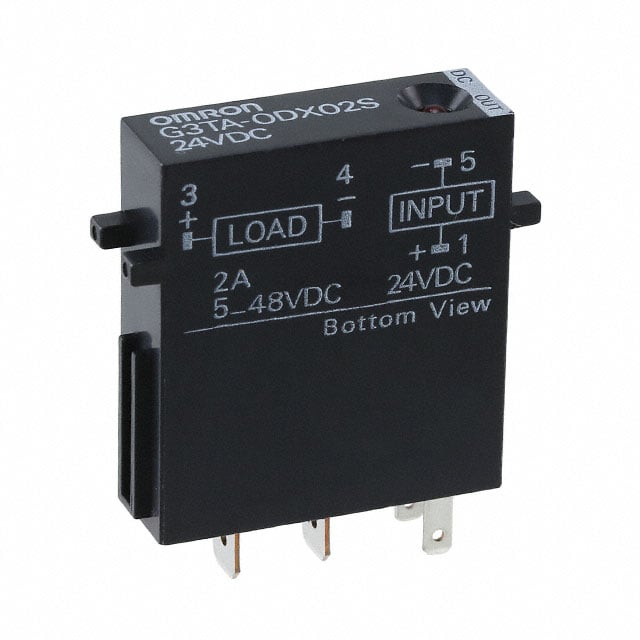 Omron Automation and Safety G3TA-ODX02S DC24 G3TA Módulo de salida de CC Negro