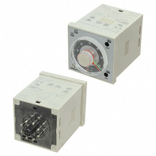 Omron Automation and Safety H3BF-N8 220 VAC H3BF-N Para enchufe Relé mecánico 0.05 seg ~ 30 h 5A a 250VCA