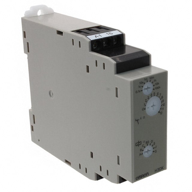 Omron Automation and Safety H3DK-M1 AC/DC24-240 H3DK-M Riel DIN Relé mecánico 0.1 seg ~ 1200 h 5A a 250VCA
