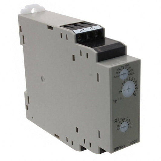 Omron Automation and Safety H3DK-M1 AC/DC24-240 H3DK-M Riel DIN Relé mecánico 0.1 seg ~ 1200 h 5A a 250VCA