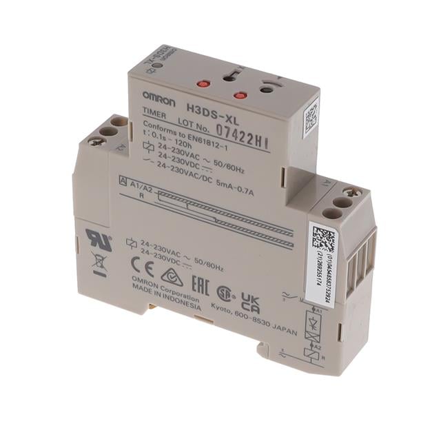 Omron Automation and Safety H3DS-XL H3DS Riel DIN Relé de estado sólido 0.1 seg ~ 120 h -