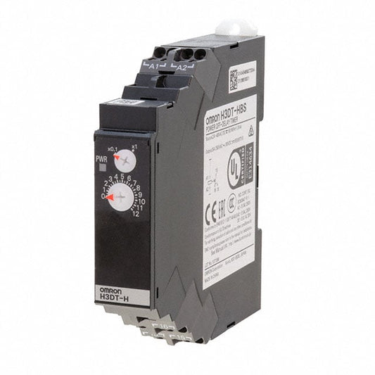 Omron Automation and Safety H3DT-HBS AC/DC24-48 H3DT Riel DIN Relé mecánico 0.1 ~ 12 seg -