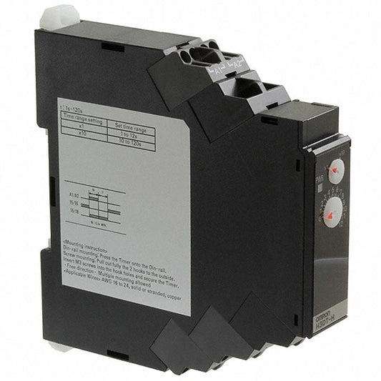 Omron Automation and Safety H3DT-HDL AC200-240V H3DT Riel DIN Relé mecánico 1 seg ~ 120 seg -