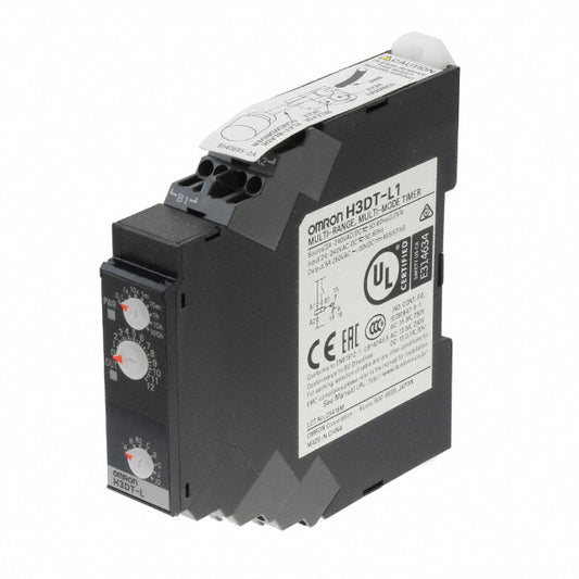 Omron Automation and Safety H3DT-L1 AC/DC24-240 H3DT Riel DIN Relé mecánico 0.1 seg ~ 1200 h -