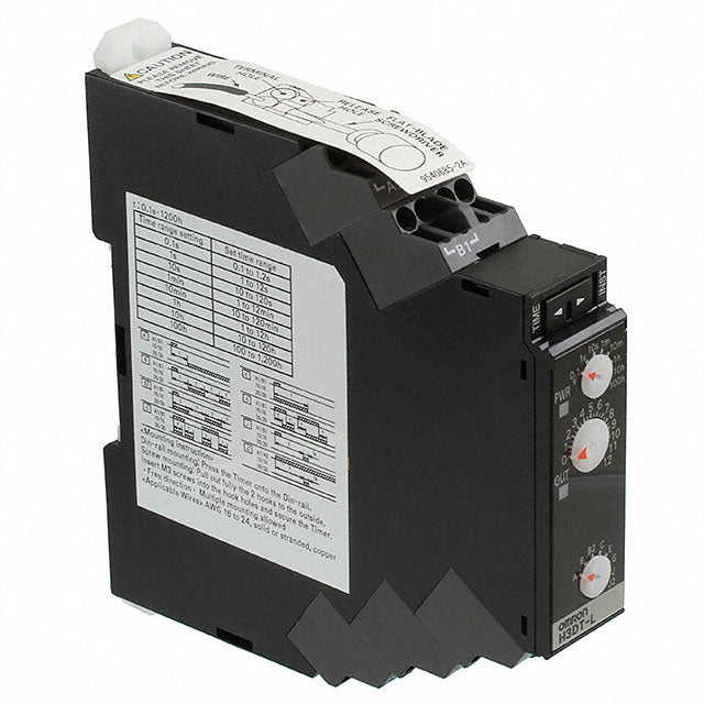 Omron Automation and Safety H3DT-L2 AC/DC24-240 H3DT Riel DIN Relé mecánico 0.1 seg ~ 1200 h -